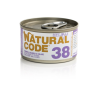 NATURAL CODE GATTO TONNO MANZO E OLIVE LATTINA 85 GR