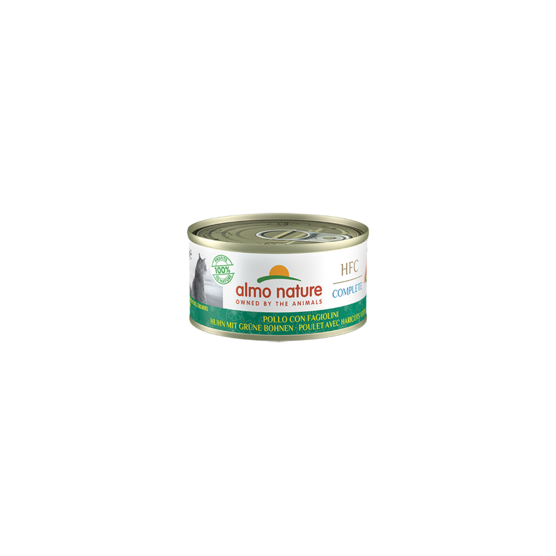 HFC CAT COMPLETE POLLO E FAGIOLINO LATTINA 70 GR