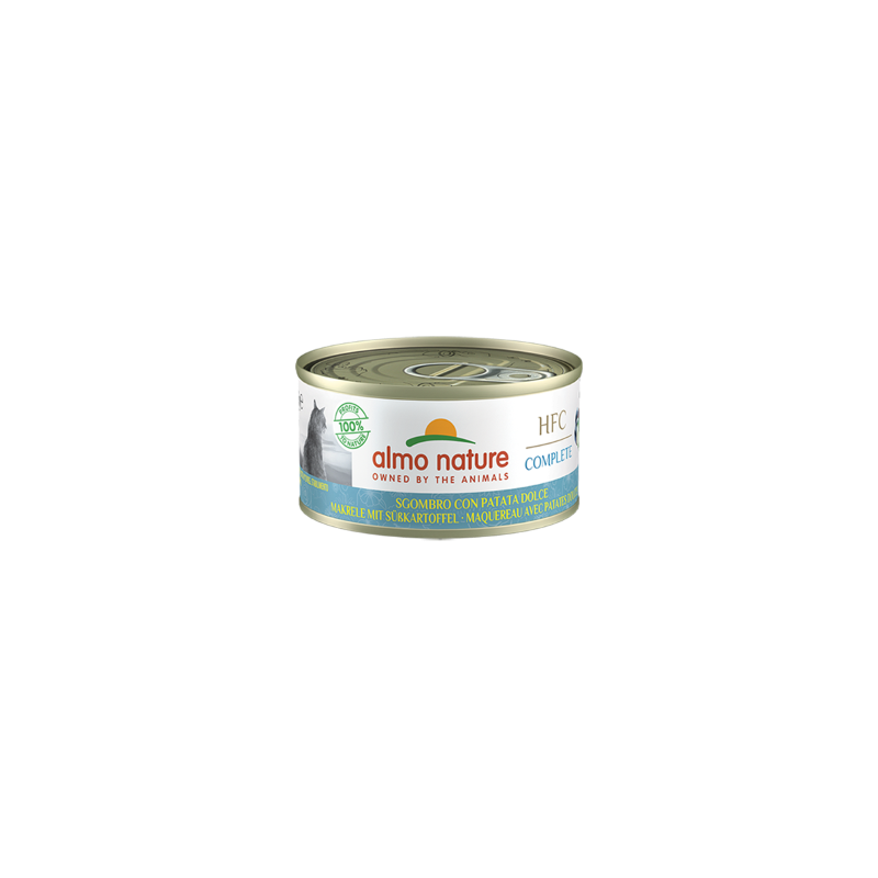 HFC CAT COMPLETE SGOMBRO E PATATE LATTINA 70 GR