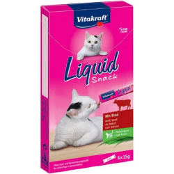 VK CAT SNACKS LIQUID MANZO