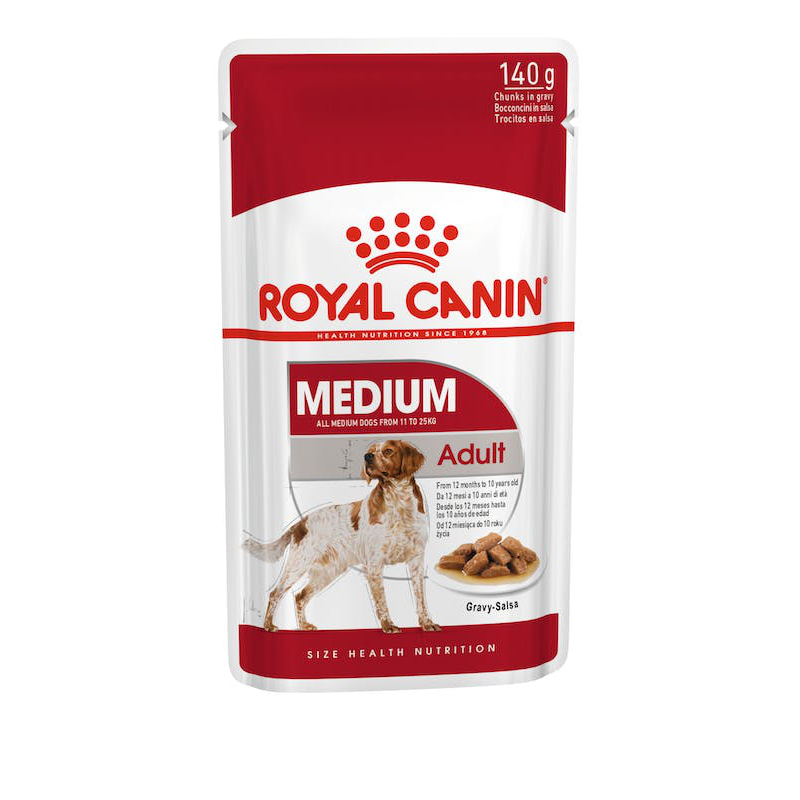 ROYAL DOG ADULT MEDIUM BUSTINA 140 GR