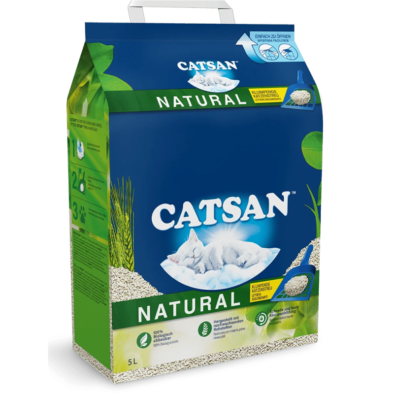 CATSAN NATURALE AGGLOMERANTE 5 LITRI