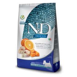 ND DOG OCEAN ZUCCA MERLUZZO E ARANCIA ADULT MINI 800 GR