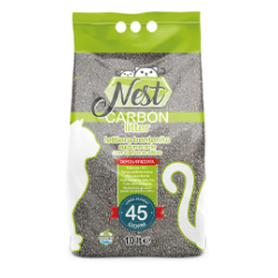 LETTIERA NEST BENTONITE CARBONE 10 LT