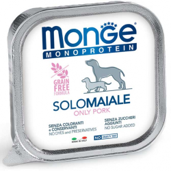 MONGE DOG SOLO MAIALE VASCHETTA 150 GR