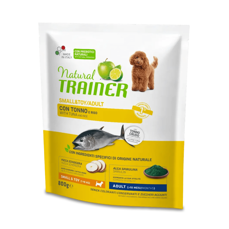 TRAINER NATURAL DOG ADULT MINI TONNO 800 GR