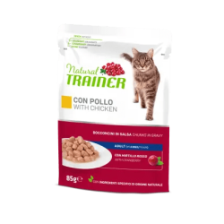 TRAINER NATURAL CAT MULTIPACK ADULT POLLO 4 BUSTINE 85 GR