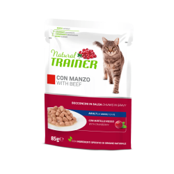 TRAINER NATURAL CAT MULTIPACK ADULT MANZO 4 BUSTINE 85 GR