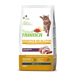 TRAINER NATURAL CAT SENSITIVE ANATRA 1,5 KG