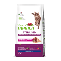 TRAINER NATURAL CAT STERILIZED PROSCIUTTO 1,5 KG