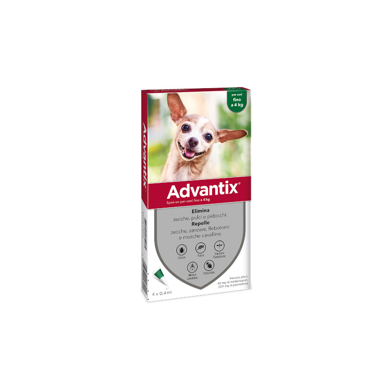 ADVANTIX SPOT-ON 0-4 KG 1 PIPETTA