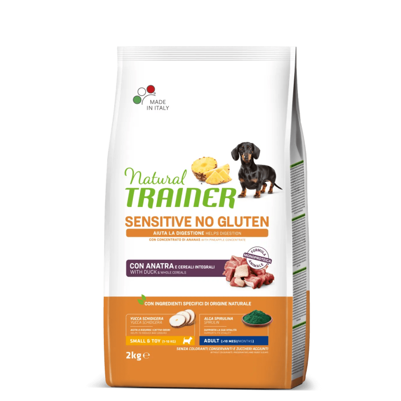 TRAINER NATURAL DOG SENSITIVE ADULT MINI ANATRA 2 KG