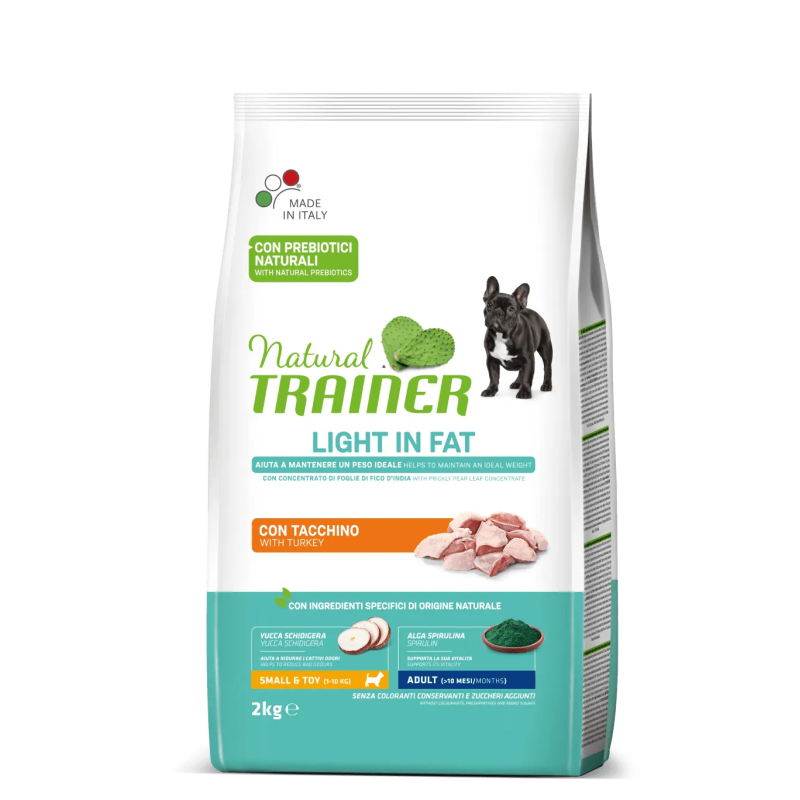 TRAINER NATURAL DOG LIGHT MINI TACCHINO 2 KG