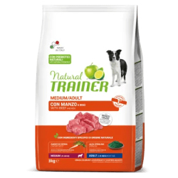 TRAINER NATURAL DOG ADULT MEDIUM MANZO 3 KG