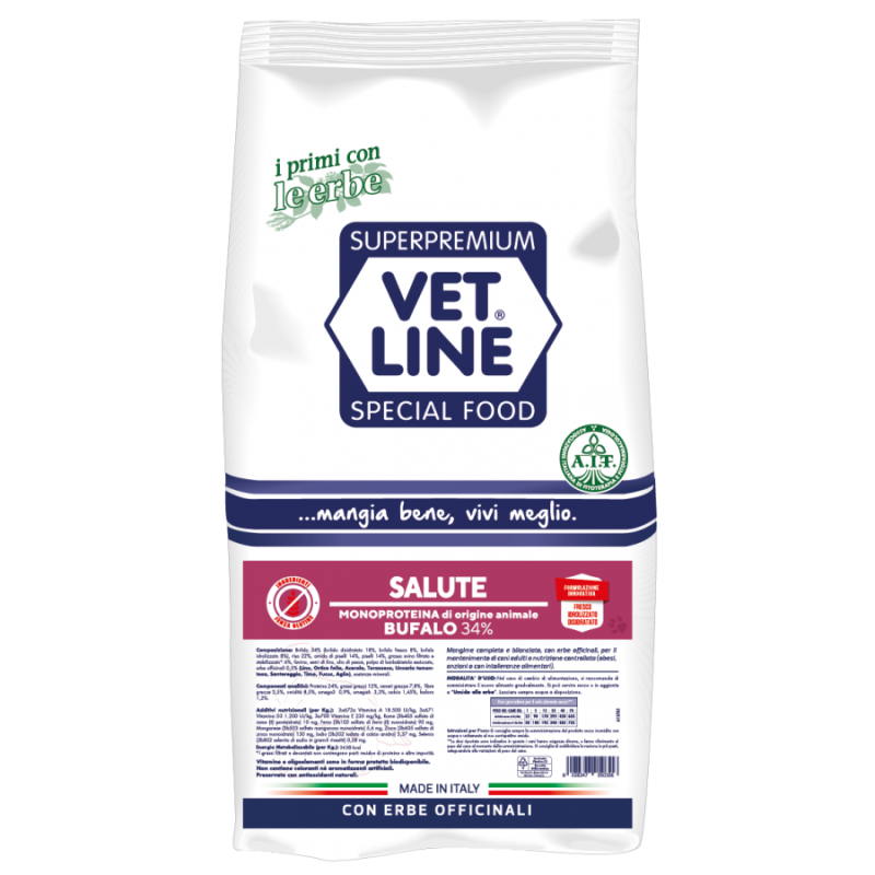 VET LINE SALUTE MEDIO MAXI BUFALO 3 KG