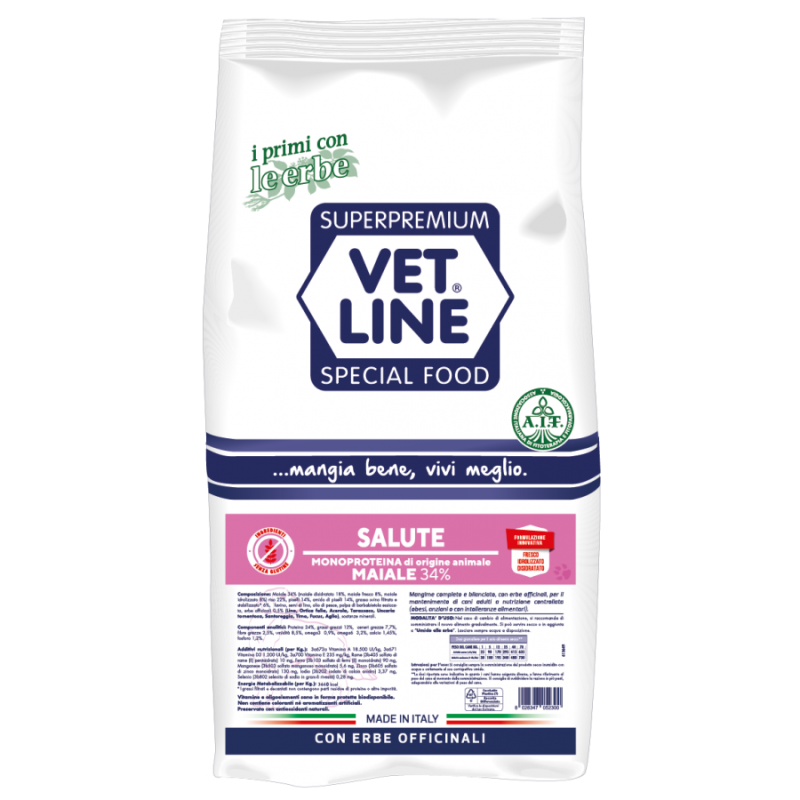 VET LINE SALUTE MEDIO MAXI MAIALE 3 KG