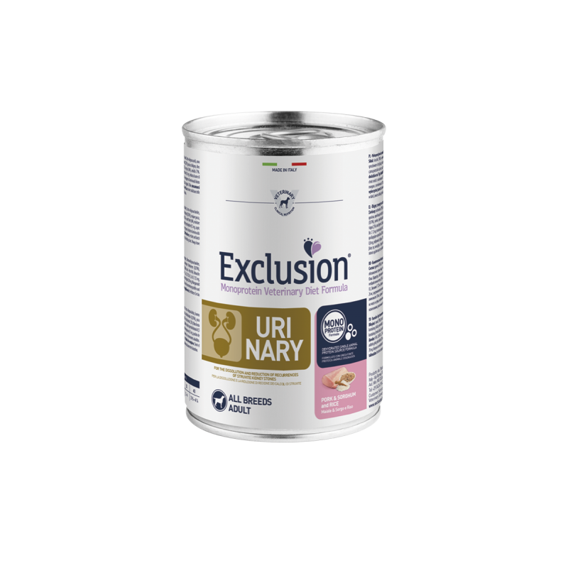 EXCLUSION DOG URINARY LATTINA 400 GR