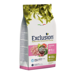 EXCLUSION DOG MEDITERRANEO PUPPY POLLO SMALL 2 KG