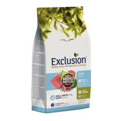 EXCLUSION DOG  MEDITERRANEO PUPPY TONNO SMALL 2 KG