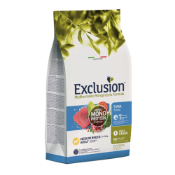 EXCLUSION DOG MEDITERRANEO ADULT TONNO MEDIO 3 KG