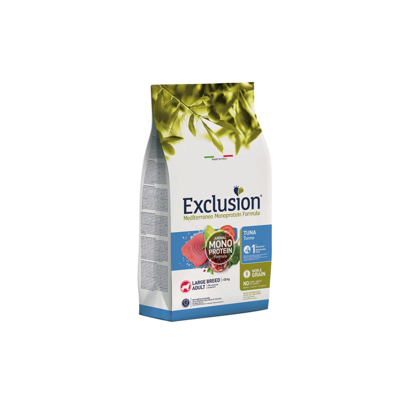 EXCLUSION DOG MEDITERRANEO ADULT TONNO MAXI 12 KG