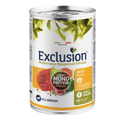 EXCLUSION DOG MEDITERRANEO ADULT MANZO LATTINA 400 GR