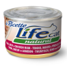 LIFE CAT TONNO MANZO E PROSCIUTTO LATTINA 150 GR