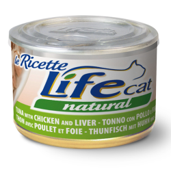 LIFE CAT TONNO POLLO E FAGATINI LATTINA 150 GR