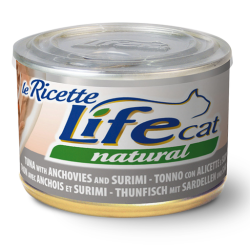 LIFE CAT TONNO ALICETTE E SURIMI LATTINA 150 GR