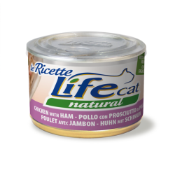 LIFE CAT POLLO E PROSCIUTTO LATTINA 150 GR