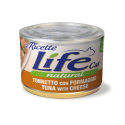 LIFE CAT TONNO E FORMAGGIO LATTINA 150 GR