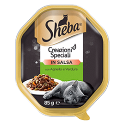 SHEBA CREAZIONI AGNELLO E VERDURE IN SALSA 85 GR