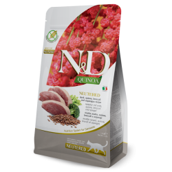 ND CAT QUINOA ANATRA BROCCOLI E ASPARAGI NEUTERED 1,5 KG