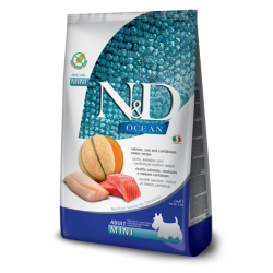 ND DOG OCEAN SALMONE MERLUZZO E CANTALUPO ADULT MINI 800 GR