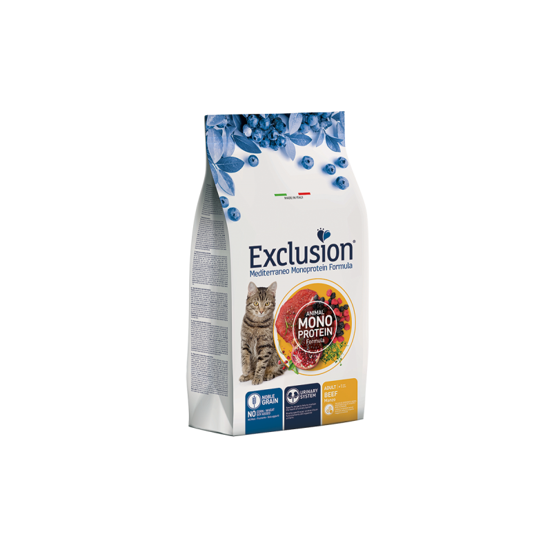 EXCLUSION CAT MEDITERRANEO ADULT MANZO 1,5 KG