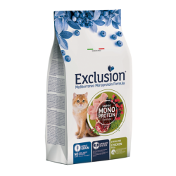 EXCLUSION CAT MEDITERRANEO STERILIZED POLLO 1,5 KG