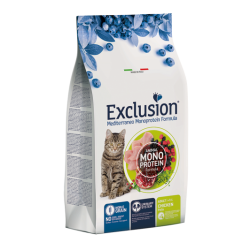 EXCLUSION CAT MEDITERRANEO ADULT POLLO 300 GR