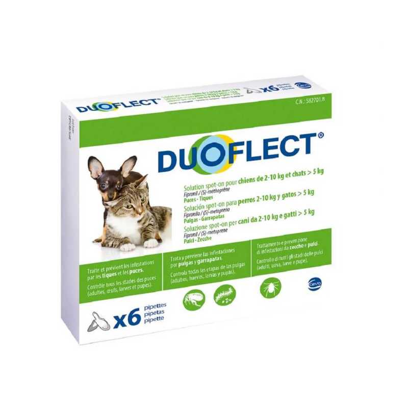 DUOFLECT CANI 2-10KG GATTI>5KG 3 PIPETTE