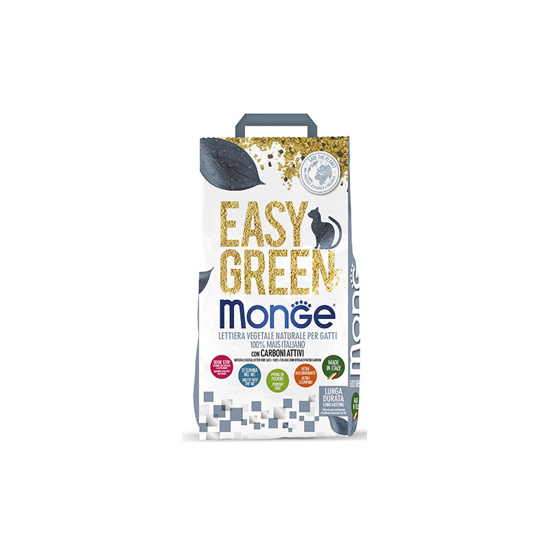 LETTIERA EASY GREEN CARBONI ATTIVI 10 LT 3,8 KG