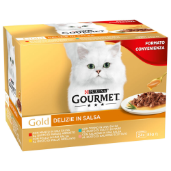 GOURMET GOLD DELIZIE IN SALSA MULTIPACK 24 X 85 GR