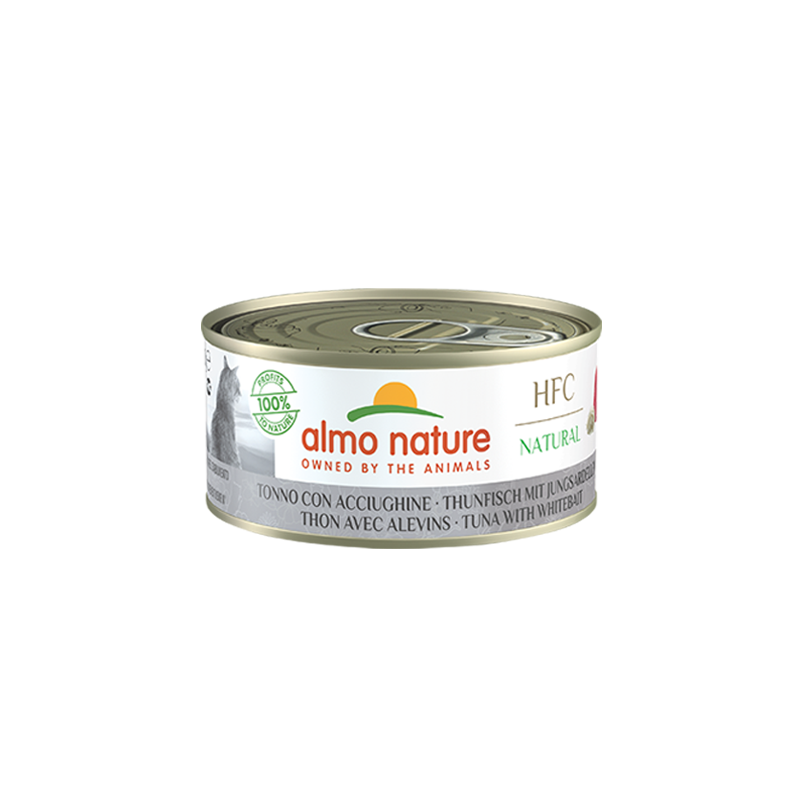 HFC CAT NATURAL TONNO E ACCIUGHE LATTINA 150 GR