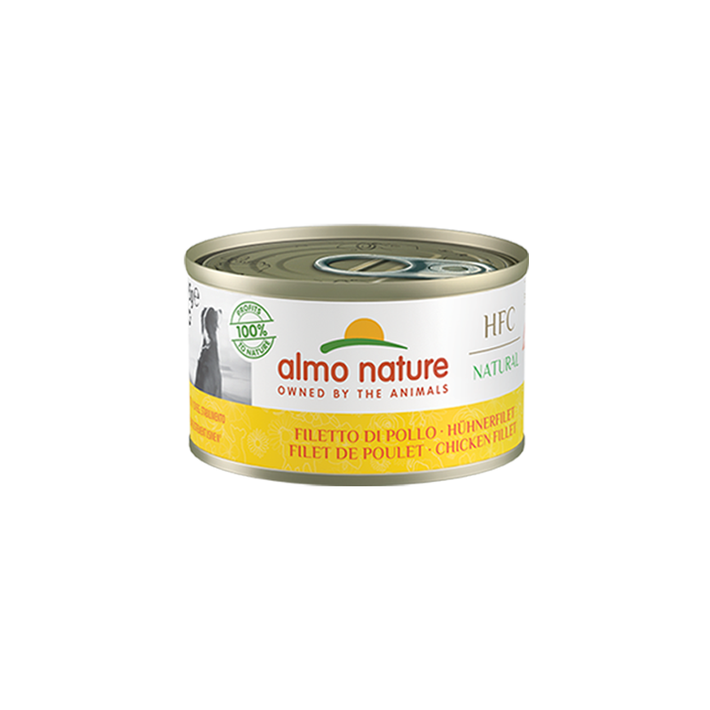 HFC DOG NATURAL FILETTO DI POLLO LATTINA 95 GR