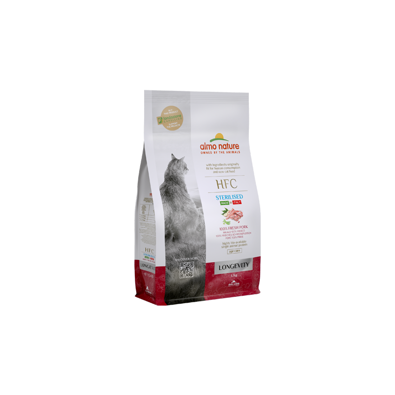 HFC CAT LONGEVITY STERILIZZATO MAIALE 1,2 KG