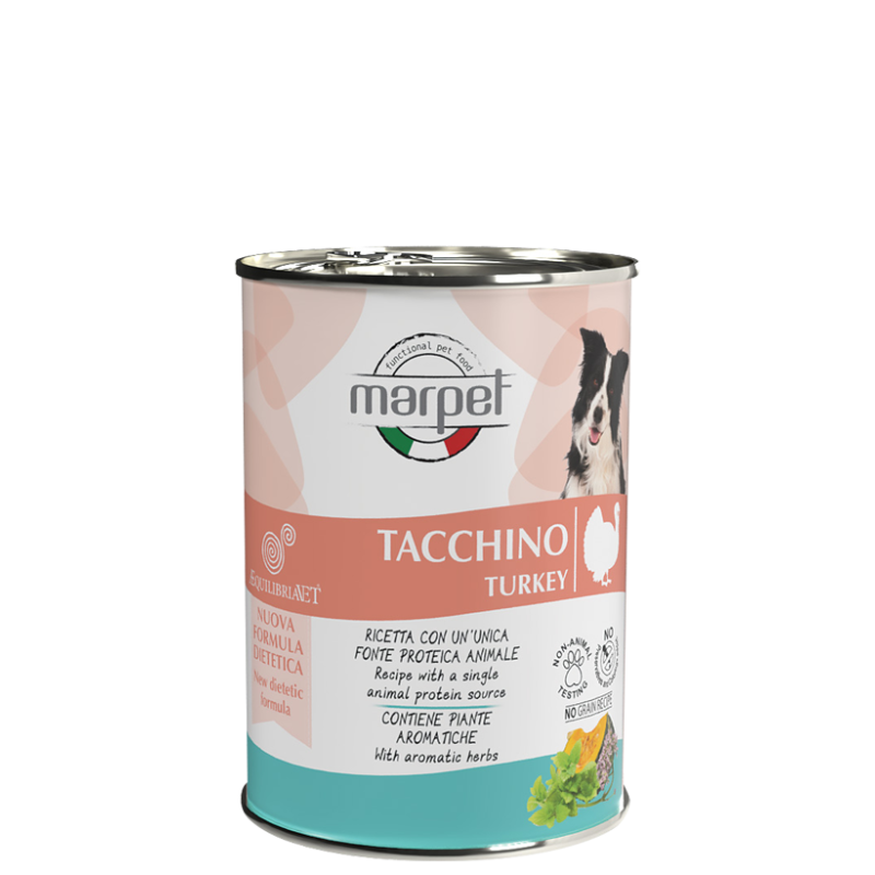 AEQUILIBRIA VET DOG TACCHINO 410 GR