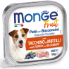 MONGE FRESH DOG TACCHINO E MIRTILLO VASCHETTA 100 GR