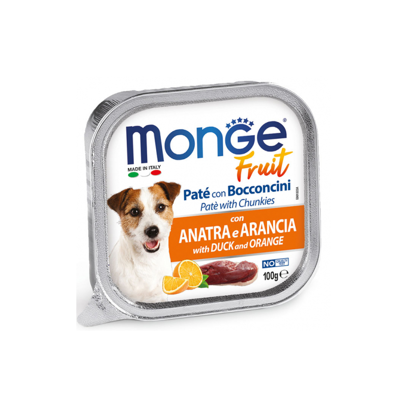 MONGE FRESH DOG ANATRA E ARANCIA VASCHETTA 100 GR