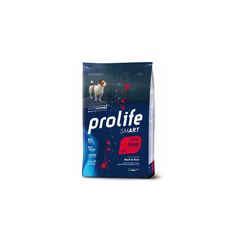 PROLIFE DOG ADULT MINI MANZO E RISO 2 KG