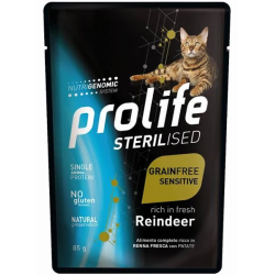 PROLIFE CAT GRAIN FREE STERILIZED RENNA BUSTINA 85 GR