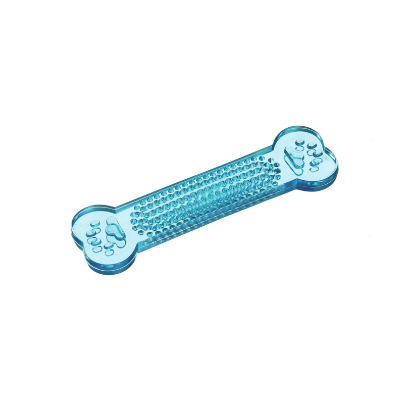 GIOCO CANE OSSO COLORATO 14 CM