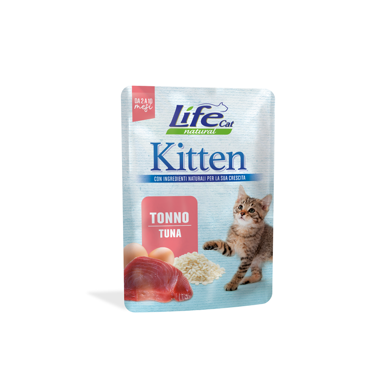 LIFE CAT KITTEN TONNO BUSTINA 70 GR